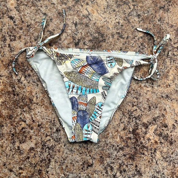 Quiksilver Bikini Bottoms, Tie-Side, S/M NWOT - Picture 1 of 3